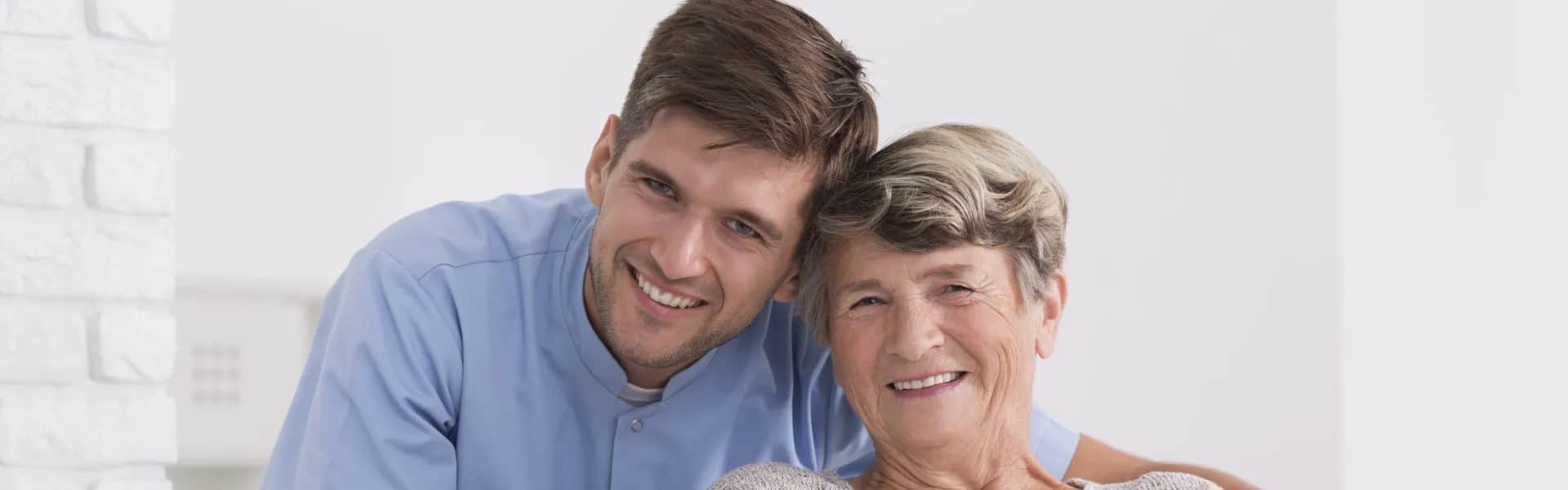 Family caregiver passing duties smoothly to a professional respite provider