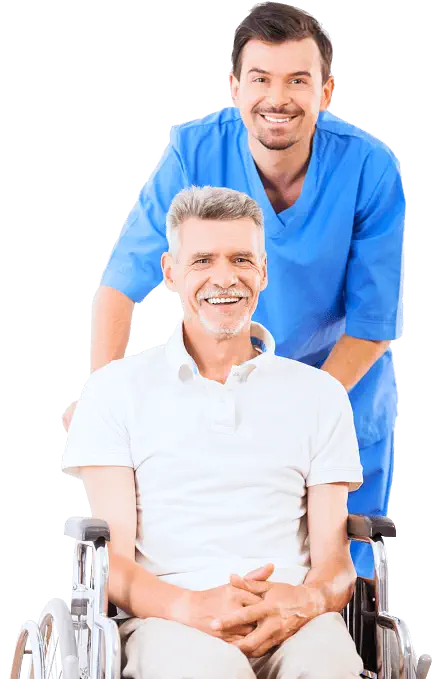 Men smiling